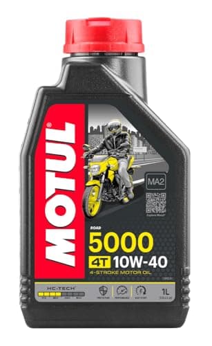 Image of Motul Semi-Synthetic 5000 10W40 4T Oil Black 1L