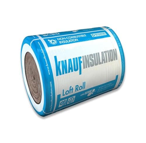 Image of Knauf Loft Insulation Roll Roof Lagging 100 150 170 200mm Thick Attic and Floors (200mm, Cream)