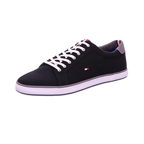 Image of Tommy Hilfiger Men’s Vulcanised Trainers, Black (Black/Black), 7