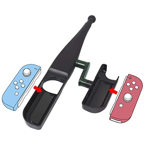 Image of Geekria Fishing Rod Compatible with Nintendo Switch Controller, Fishing Game Kit Accessories for Switch/OLED, Works with Bass Pro Shops, The Strike Championship Edition, Legendary Fishing
