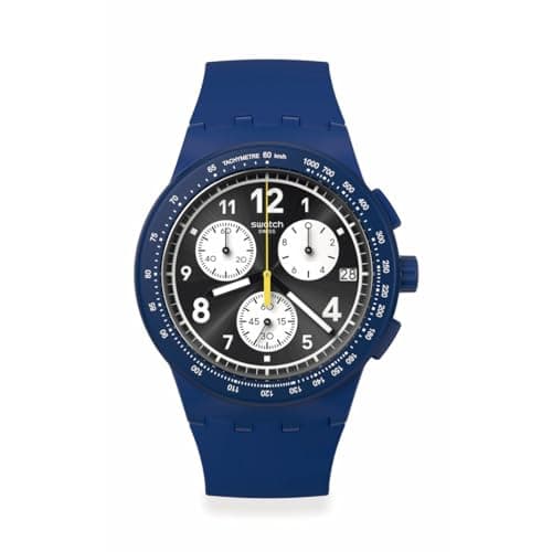 Image of Swatch Outlet Nothing Basic About Blue Watch, Classic