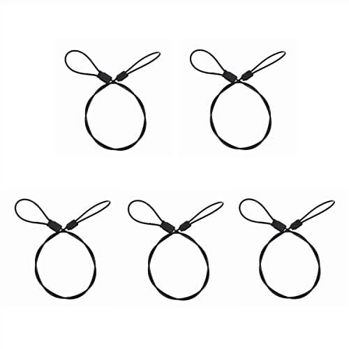 Image of SIOTI Steel Tether Lanyard, 5PCS 12Inch, Compatiable with Go Pro Action Camera Hero 1~10 & Osmo Action Camera (12 in)