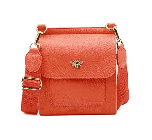 Image of Alice Wheeler Bloomsbury CrossBody/Shoulder Bag (Orange)