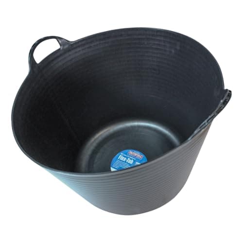 Image of Faithfull Flex Tub – Multi-Purpose & Durable Flexible Bucket for Garden, DIY, Building & Farming - 60L (13gl), Black