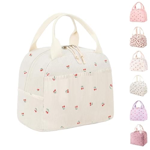Image of Lunch Bags for Women Insulated Cooler Lunch Bag Adults Kids Packed Lunch Box Tote Bag Cute Girls Ladies Lunch Bags for Work School Picnic Travel Beach Gifts for Women Her Wife Preppy Stuff