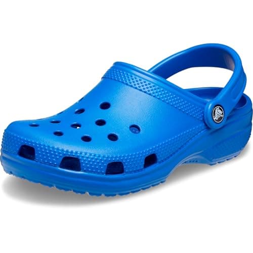 Image of Crocs Unisex Classic Clogs Clogs, Blue Bolt,7 UK Men/ 8 UK Women