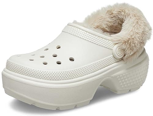 Image of Crocs, Unisex Adult, Stomp Lined Clog, Stucco, 4 UK Men/ 5 UK Women