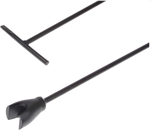 Image of Unibos | Universal Stopcock Key | Long T-Handle Drain Stopcock | Water Manhole Stopcock | Alloy Steel Head | Key Wrench | Combination Stop Cock Key | 1 Meter Long