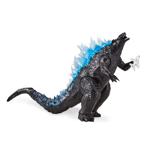 Image of MonsterVerse Godzilla vs Kong 6 Inch Movie Collectable Supercharged Godzilla Highly Detailed and Articulated Action Figure with Figher Jet, Suitable for Ages 4 Years+