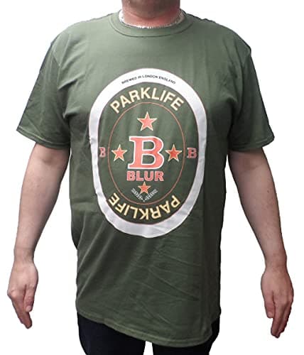 Image of Mazeys Mens Official Blur T Shirts (Small, Parklife)