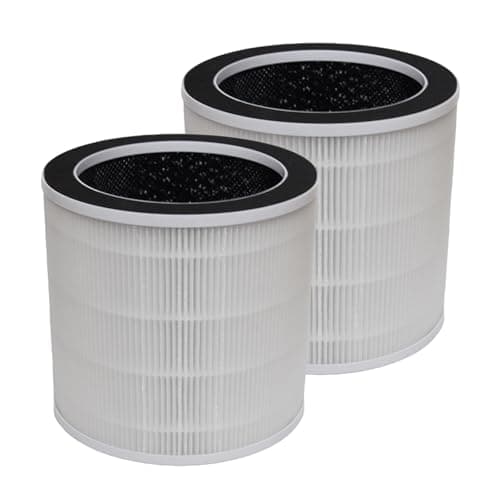 Image of PUREBURG Replacement Filters Compatible with Avalla R-4200 Air Purifiers,2-Pack H13 True HEPA Activated carbon 2-in-1 3-Stage Filtration