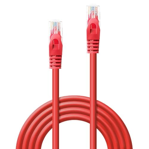 Image of Lindy Basic Network Cable Cat. 6 U/UTP Patch Cable 0.3 m red