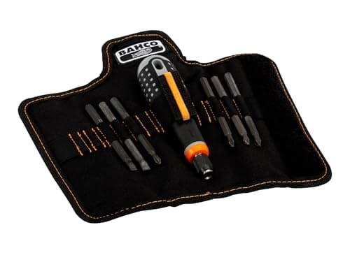 Image of Bahco BE-8571 "Ergo" Screwdriver Set with Interchangeable Blades, Multi-Colour