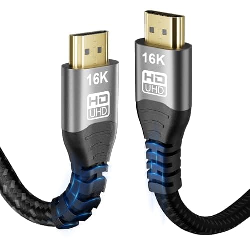 Image of CAKOBLE HDMI 2.2 Cable 1.5m | 96Gbps Ultra High Speed HDMI Cable, 16K@60Hz,8K@240Hz,4K@480Hz| eARC, HDR10+, HDCP 2.3, Dolby Vision/Atmos | Compatible hdmi 2.1 cable,Soundbar, Gaming PC, HDTV, Monitor