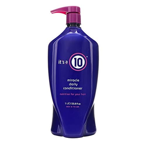 Image of It’s A 10 Haircare - Miracle Daily Conditioner, Everyday Use, Colour Safe, For Dry Damaged Hair, Reduces Frizz and Restore Shine, 1 Litre