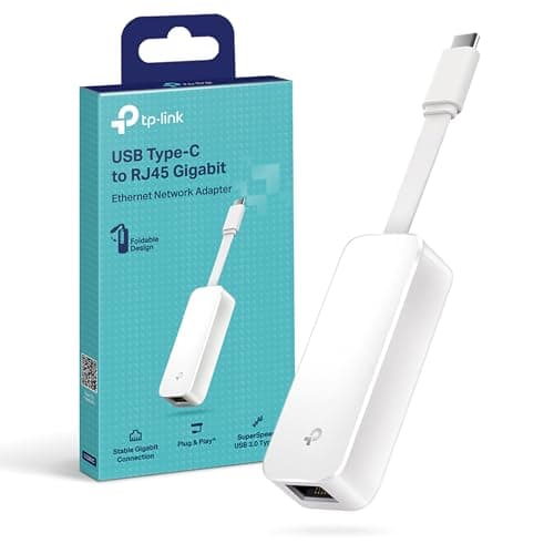 Image of TP-Link UE300C USB C to Ethernet Adapter, USB 3.0 Type-C to RJ45 Gigabit Ethernet Network Adapter for Ultrabook, Chromebook, Laptop, Desktop, Plug & Play for Nintendo Switch, Windows 10&8.1, Linux OS