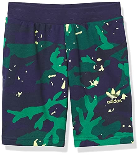 Image of adidas Originals Boys Pack Camo Print Shorts, Night Sky/Multicolor, Medium