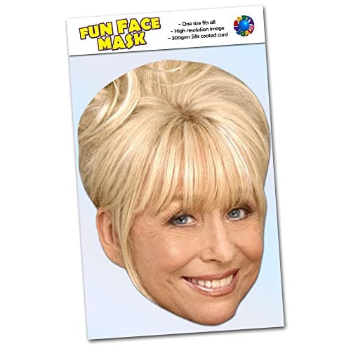Image of Party People 1 x Barbara Windsor - Celebrity Face Mask - Ready To Wear - Barbara W