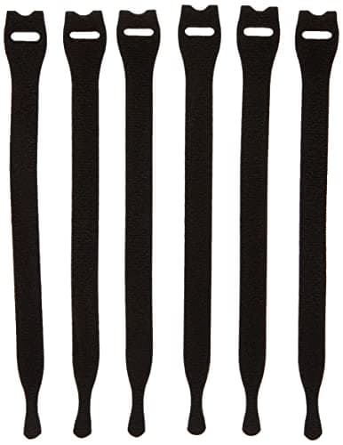 Image of VELCRO® Brand ONE-WRAP® Reusable Ties | 12mm x 20cm in Black