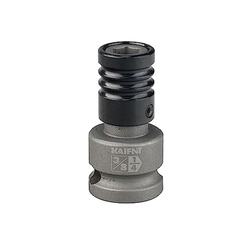 Image of KAIFNT K352-006 3/8-inch Drive to 1/4-inch Hex Bit Holder Socket, 3/8" DR to 1/4" H Quick Change Impact Adapter