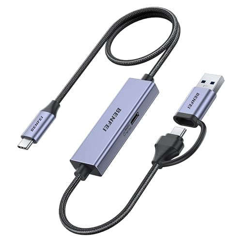 Image of BENFEI USB C Video/Audio Capture Card Supporting Full HD 1080P 60FPS for Streaming, Recording, Gaming, Compatible with Switch, PS4, PS5, Xbox, Work with PC/Windows/Mac OS