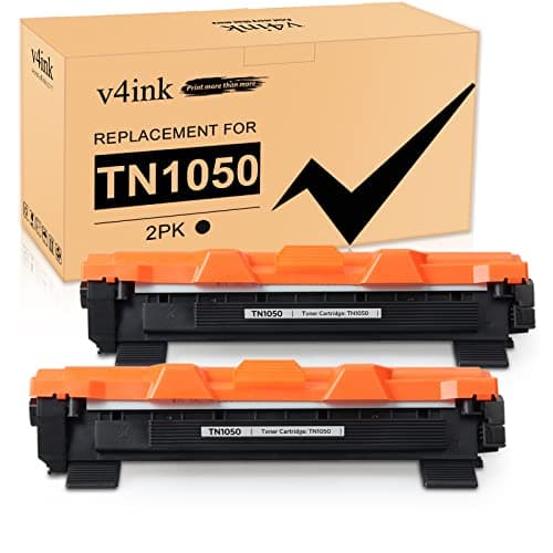 Image of v4ink Compatible Brother TN1050 Toner Cartridge for Brother Mono Laser Printer HL-1110 HL-1112 HL-1210W HL-1212W DCP-1510 DCP-1512 DCP-1610W DCP-1612W MFC-1810 MFC-1910 1910W (Packaging may Vary)