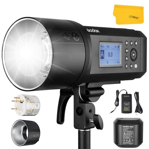 Image of Godox AD600Pro AD600 Pro TTL Studio Flash 2.4G Wireless X System HSS 1/8000s with High Performance Li-ion Battery Outdoor Strobe Compatible for Canon E-TTLII Nikon Sony FUJI Olympus Panasonic Camera