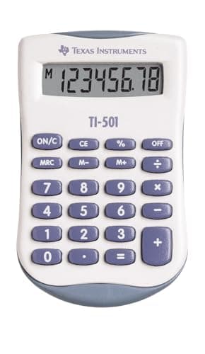 Image of Texas 501/FBL/11E1 Pocket Calculator
