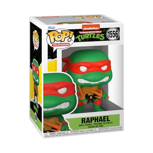 Image of Funko POP! TV: Teenage Mutant Ninja Turtles (TMNT) - Raphael - TMNT Retro/Classic - Collectable Vinyl Figure - Gift Idea - Official Merchandise - Toys for Kids & Adults - TV Fans