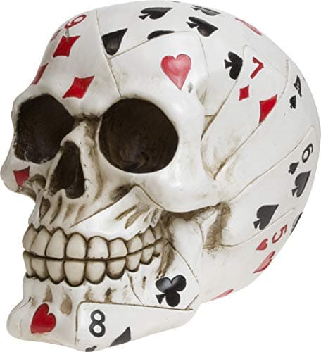Image of Nemesis Now Dead Mans Hand Skull Figurine 17cm White