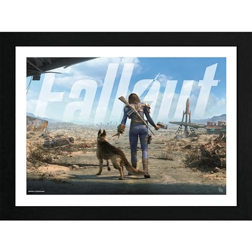Image of GB eye Fallout Female Sole Survivor 30 x 40cm Framed Collector Print