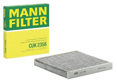 Image of MANN-FILTER CUK 2358 Cabin Air Filter - Pollen Filter with Activated Carbon - for Cars + Transporters