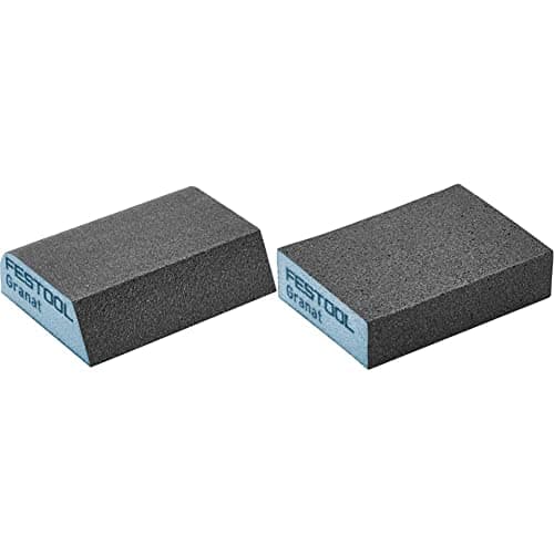 Image of Festool 201084 120 Grit Contoured Abrasive Sanding Blocks 6-Piece, Multi-colour, 3.15 in*3.86 in*4.72 in & 120 Grit Abrasive Sanding Blocks 6-Piece