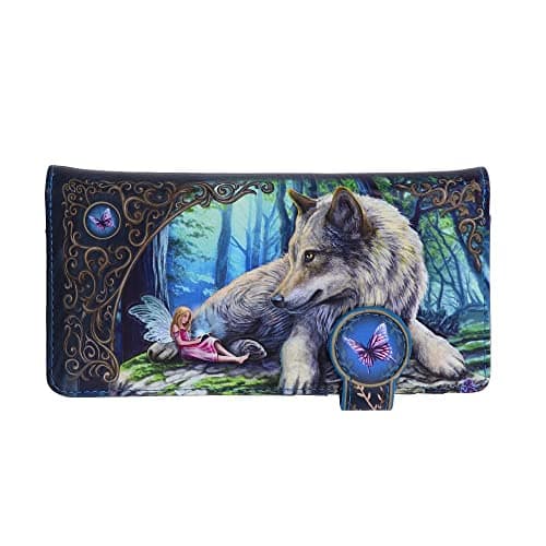 Image of Nemesis Now Lisa Parker Fairy Stories Embossed Purse 18.5cm, PU, Multi Coloured, Lisa Parker Merchandise, 3D Effect Detailing, Large Cash and Cards Compartments