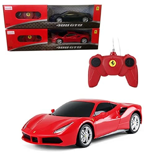 Image of Rastar 01031 Ferrari 488 GTB Radio Control Car, 1:24 Scale
