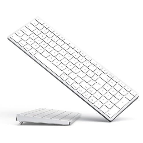 Image of Yivandi Wireless Bluetooth Keyboard for Apple Mac OS –QWERTY Layout, Scissor Keys Precise Typing, Rechargeable Battery, 60 Days Extra-Long Working Time, Compatible with iMac/MacBook Pro/Mac Mini