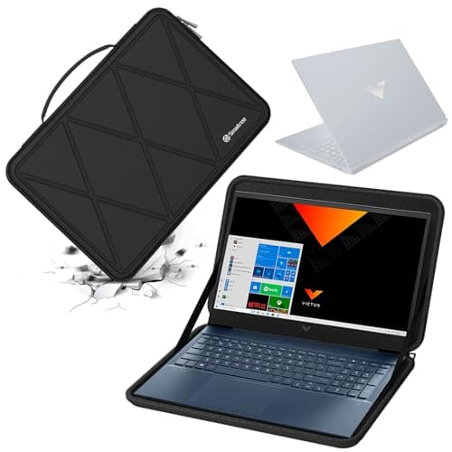 Image of Smatree Hard EVA Protective Sleeve Case Compatible for 16.1 inch HP Victus Gaming Laptop 16t-r000/16t-s000/16-s0097nr/16-r0097nr, for 16.1 inch HP OMEN Gaming Laptop Notebook Bag (X8304)