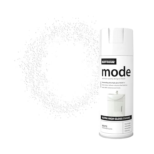 Image of Rust-Oleum 400ml Mode Ultra High Gloss Spray Paint Aerosol - White