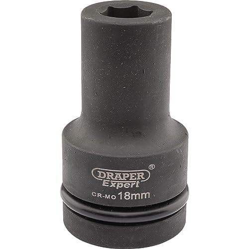 Image of Draper Expert 5133 18mm 1-inch Square Drive Hi-Torq 6-Point Deep Impact Socket