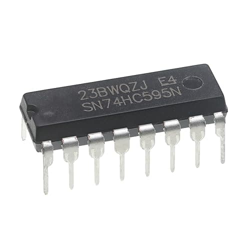 Image of ALLECIN SN74HC595N 8-Bit Shift Registers With 3-State Output Registers DIP-16 SN74HC595 Shift Register (Pack of 30pcs)