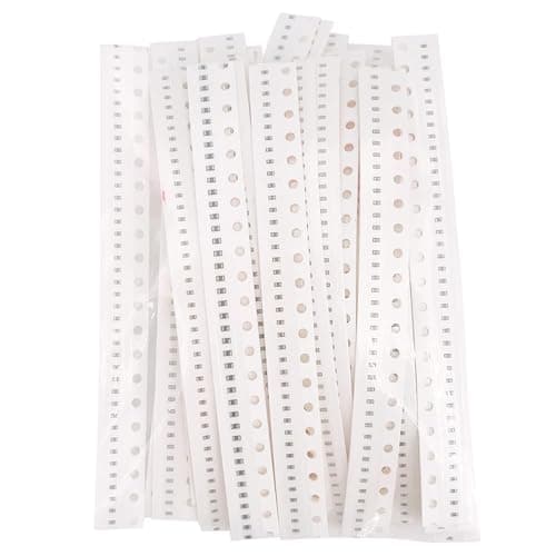 Image of 1200 PCS 30 value 40 each 0402 SMD capacitor matching kit 1pF-10uF chip ceramic capacitor electronic DIY kit