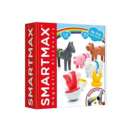 Image of SmartMax - My First Farm Animals, Magnetic Discovery Play Set, 16 pieces, 1-5 Years