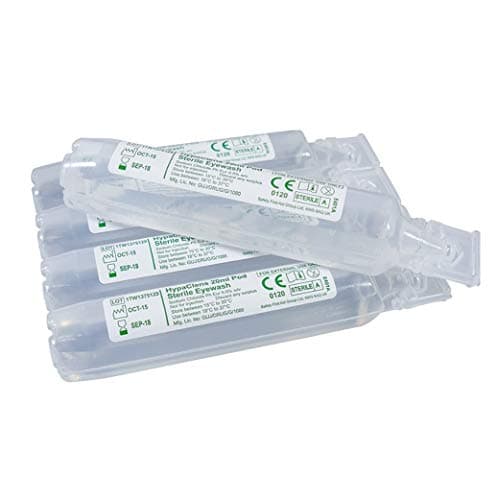 Image of Safety First Aid Group Hypaclens Sterile Saline Eyewash Pods - 20 ml (Pack of 10)