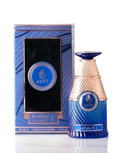 Image of AYAT PERFUMES – Legacy 1 Eau de Parfum Men's Perfume 100ml | Luxury Dubai Perfume | Long-Lasting, Oriental and Elegant Fragrance for Men | Fresh Citrus, Floral & Woody Scent | Gift for Men