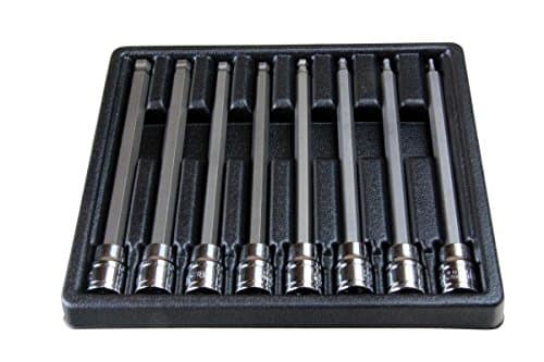 Image of US PRO 8pc 3/8" Long Ball End Hex Allen Bit Key Sockets 1495