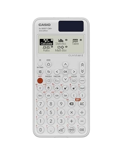 Image of Casio fx-85GTCW+ Scientific Calculator White (UK Version) - Upgrade from previous fx-85GTCW model