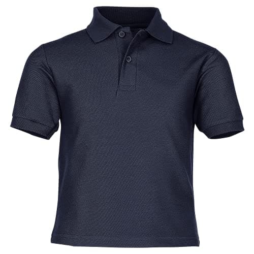 Image of Fruit of the Loom Childrens/Kids Unisex 65/35 Pique Polo Shirt (3-4) (Deep Navy)