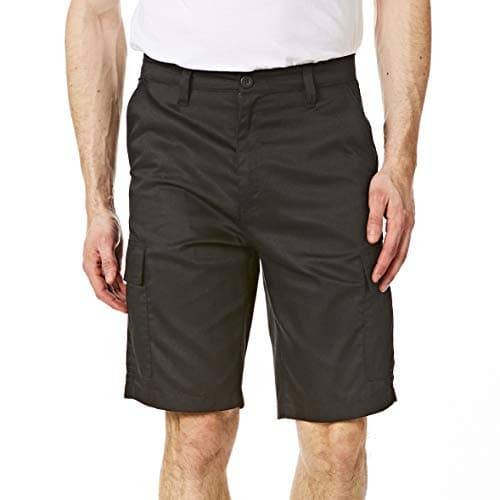 Image of Iron Mountain IMSHO226 Mens Workwear Multi Pocket Work Classic Cargo Shorts, Black, 34W