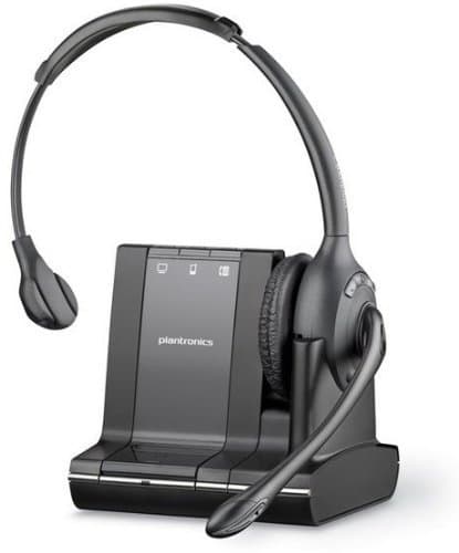 Image of Plantronics SAVI W710 Wireless Headset, Black (Refurbished)