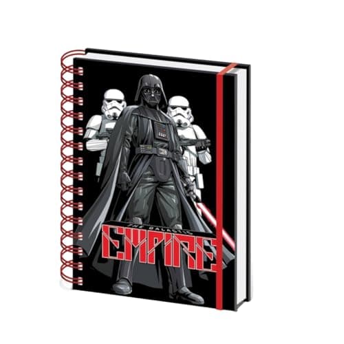 Image of Star Wars Dark Side A5 Wirebound Notebook (21cm x 15.5cm x 1.8cm) (Black/Red/White)